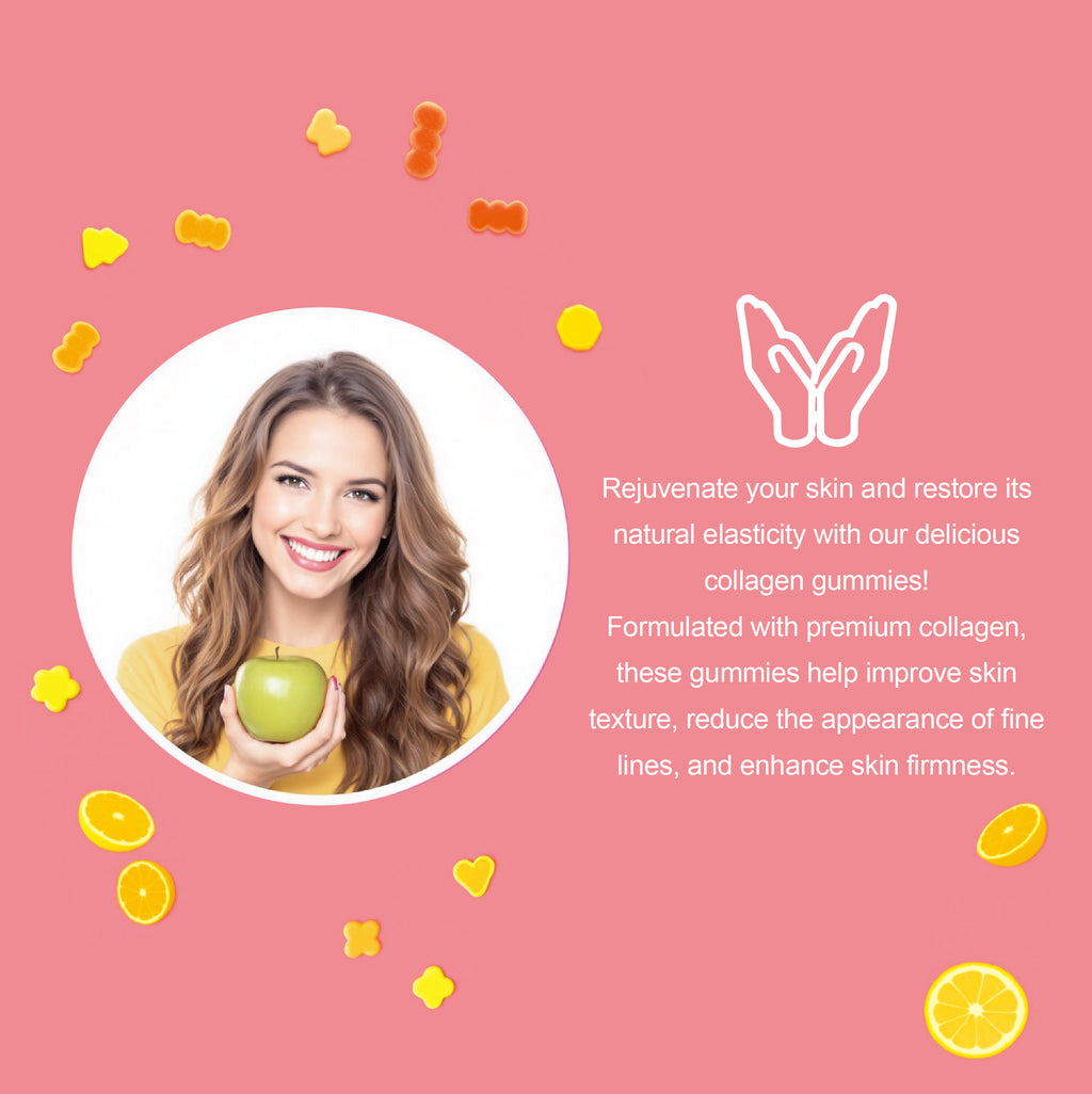 Collagen Peptide Gummies – Radiant Skin & Strong Hair