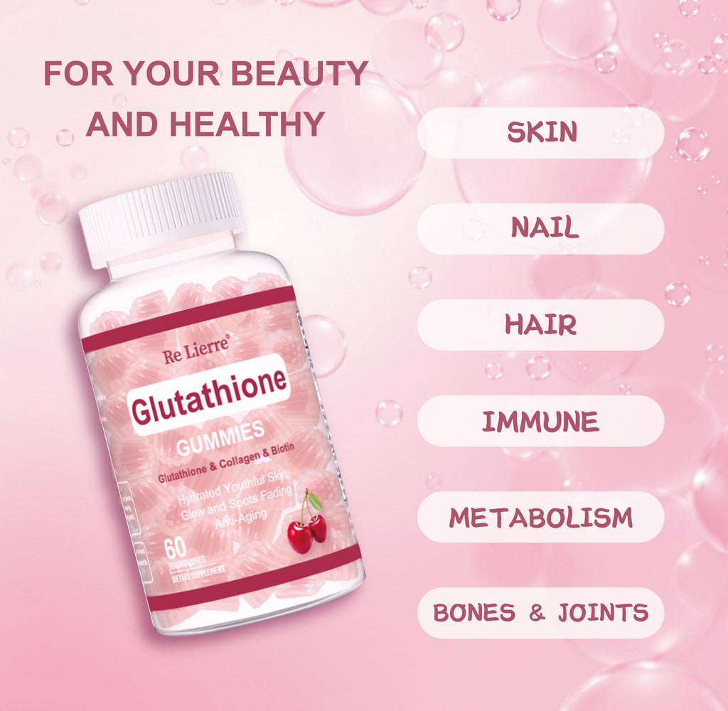 Re Lierre™ Glutathione Gummies – Skin Glow & Anti-Aging Formula